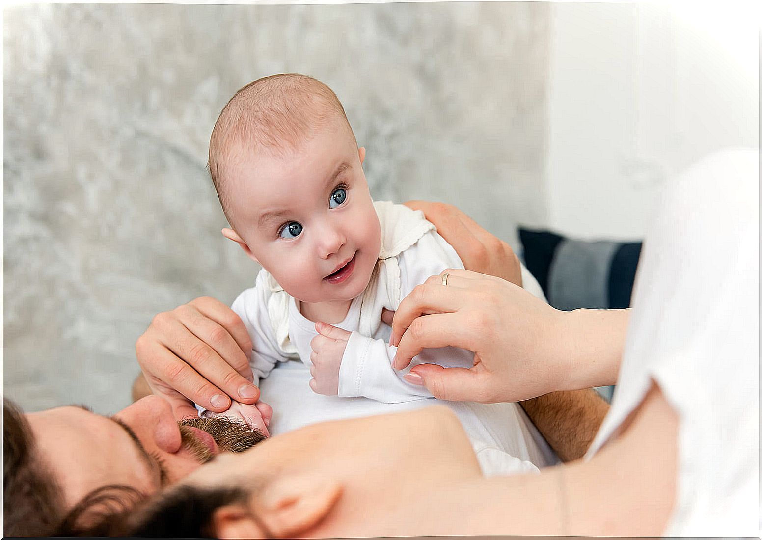 Parents providing their baby with a secure attachment by giving their baby whatever it asks for.