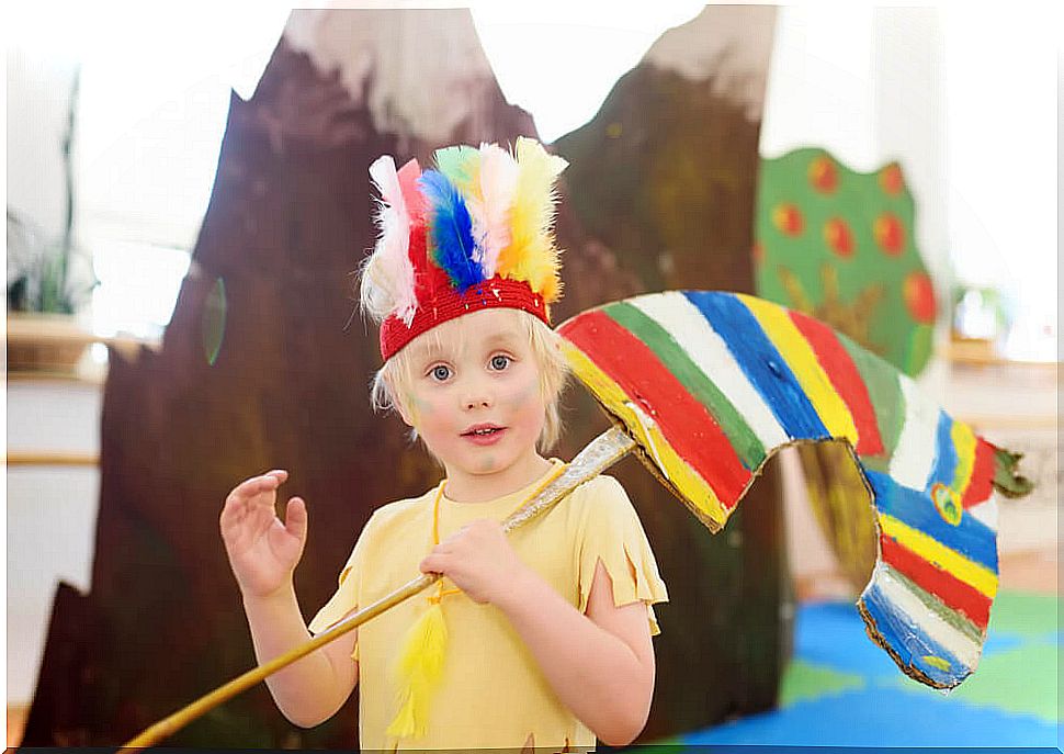 Theater in the children's classroom