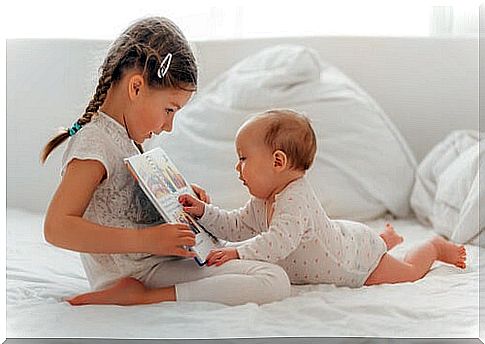 Reading a story is one of the ways to stimulate your baby's sense of hearing.