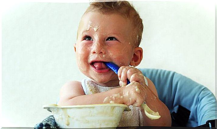 The relationship between language development and eating