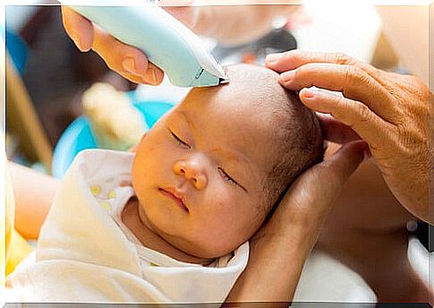 When should a baby's hair be cut for the first time?